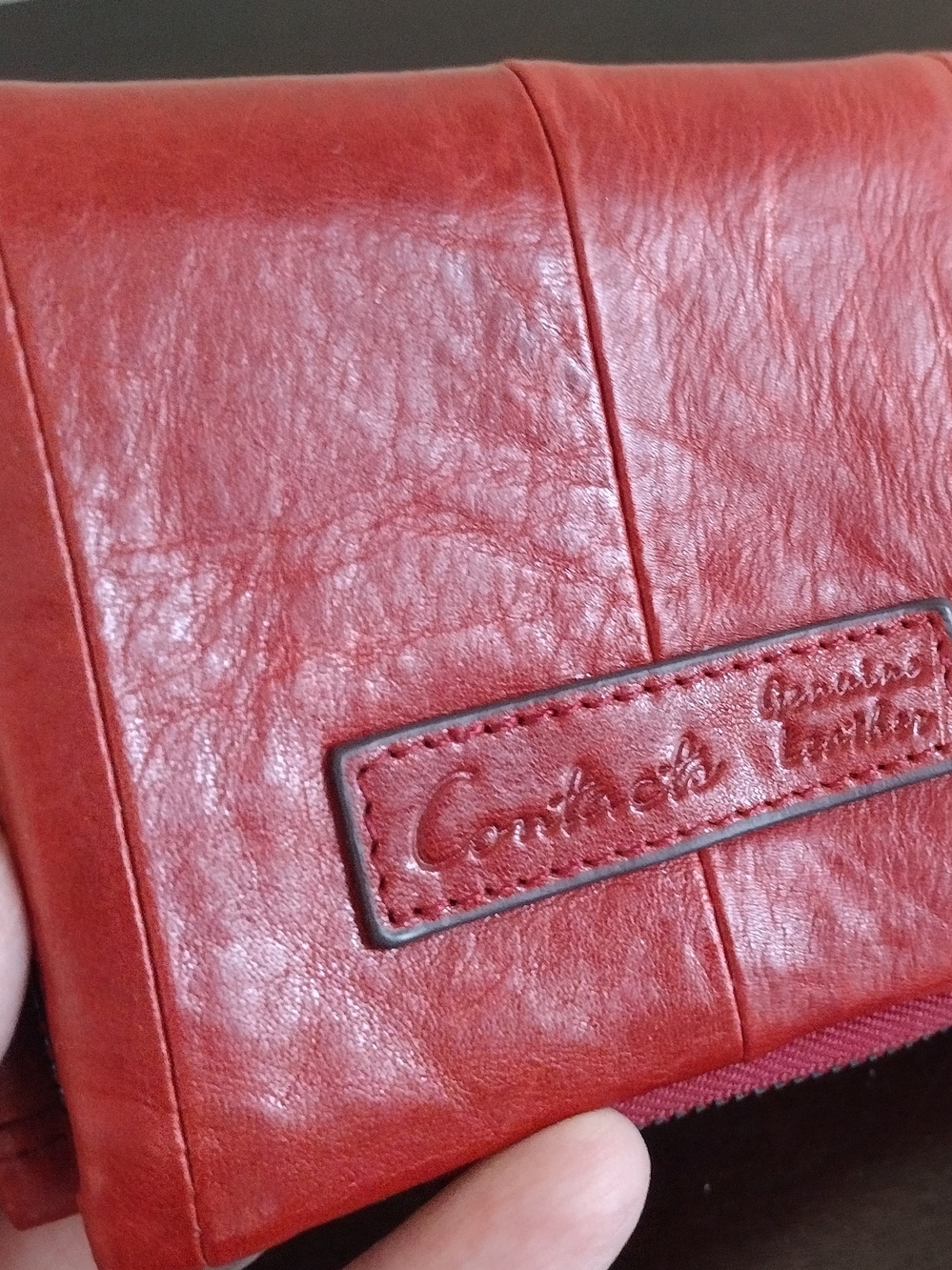 3/$30 Small Red Women's Wallet Card Holder